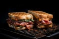 Satisfying Grill maker sandwiches. Generate Ai