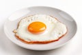 Satisfying Plate delicious fried egg breakfast. Generate Ai