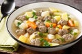Satisfying sodd is Norway national dish which usually consists of mutton, meatballs, carrots, and potatoes served in a clear,