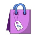 Shopping bags Colored vector illustration