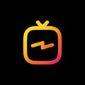 Igtv vector icon. Popular social media