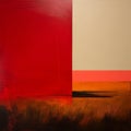 Saturated Color Field Painting Minimalist Landscapes By Chris Friel, Esteban Vicente, And Jeff Danziger