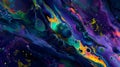 saturated colorful mad abstract background, random different shapes and objects, hallucinations of ancient shaman after