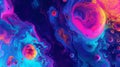 saturated colorful mad abstract background, random different shapes and objects, hallucinations of ancient shaman after