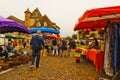 Saturday agricultures market Bretenoux France