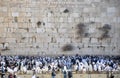 Saturday Pray at Western Wall Royalty Free Stock Photo
