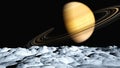 Saturn landscape