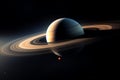 saturn planet, AI generated