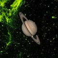 Saturn - planet of the Solar system. Elements of this image furnished by NASA