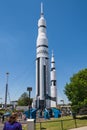 Saturn rockets at the Marshall Space Flight Center