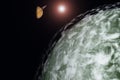 Saturn`s terraformed moon