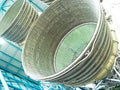 Saturn V Rocket Engines displayed in Apollo Saturn V Center Royalty Free Stock Photo