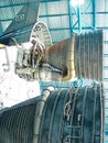 Saturn V Rocket Engines displayed in Apollo Saturn V Center