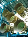 Saturn V Rocket Engines displayed in Apollo Saturn V Center Royalty Free Stock Photo