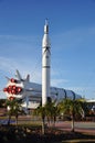 Saturn V rocket model in Kennedy Space Center