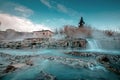 Saturnia Thermal bath in Tuscany, Italy Royalty Free Stock Photo