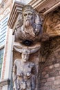 Satyr at the Devils house in Arnhem the Netherlands Royalty Free Stock Photo