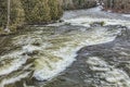 Sauble Falls Churning on Downstream