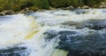 Sauble Falls in Ontario, Canada in late fall