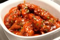 Sauce BBQ Chicken Wings Royalty Free Stock Photo