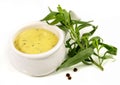 Sauce Bearnaise on white Background - Isolated Royalty Free Stock Photo