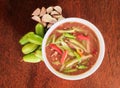 Sauce of shrimp paste and chili Royalty Free Stock Photo