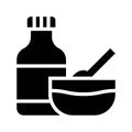 Sauce vector, Barbecue related solid style icon