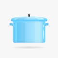 Saucepan Vector illustration Royalty Free Stock Photo