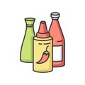 Sauces RGB color icon