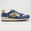 Saucony Shadow 5000 Vintage blue, gold and grey sneaker