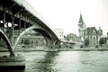 Saucy Footbridge, Liege, Belgium Royalty Free Stock Photo