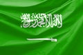 Saudi Arabia Flag Royalty Free Stock Photo