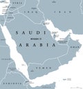 Saudi Arabia political map