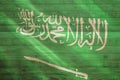 Saudi Arabian flag Royalty Free Stock Photo