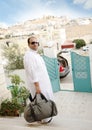 Saudi arabic businessman traveling
