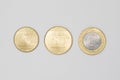 Three type of Saudi Coins