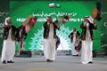 Saudi culture week in Russia. Musicians and singers perform on stage