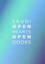 Saudi open hearts open doors