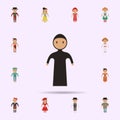Saudi, woman cartoon icon. Universal set of people around the world for website design and development, app development