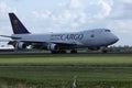 Saudia Cargo plane taxiing on taxiway