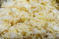 Sauerkraut made from cut cabbage Royalty Free Stock Photo