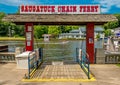 Saugatuck ferry Royalty Free Stock Photo