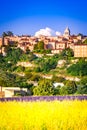 Sault, France - Lavender field landscape in Provence Royalty Free Stock Photo