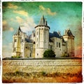 Saumur castle Royalty Free Stock Photo