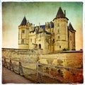 Saumur castle Royalty Free Stock Photo