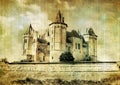 Saumur castle Royalty Free Stock Photo