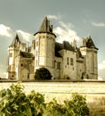 Saumur castle Royalty Free Stock Photo