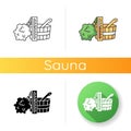 Sauna accessories icon