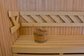 Sauna detail Royalty Free Stock Photo