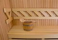 Sauna detail Royalty Free Stock Photo